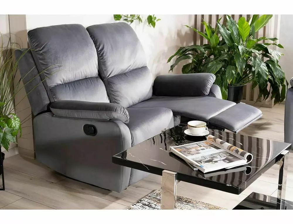 Sofa rozkładana Spencer 2 Velvet wizualizacja