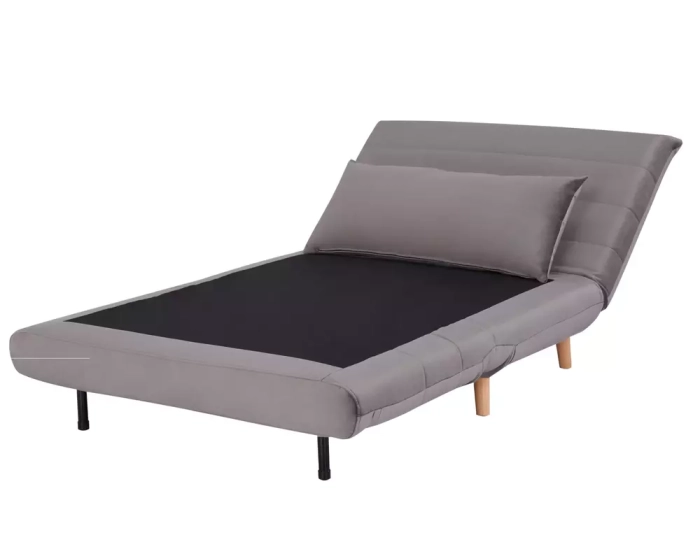 Fotel Spike Velvet rozłożony