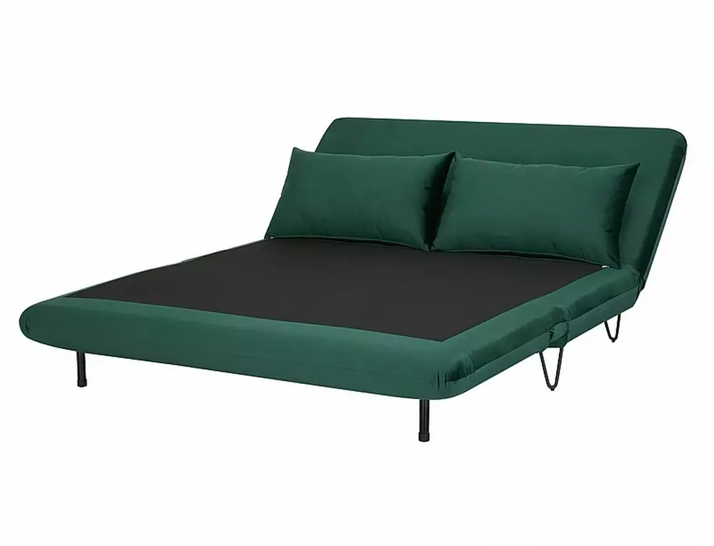 Sofa Zenia Velvet rozłożona