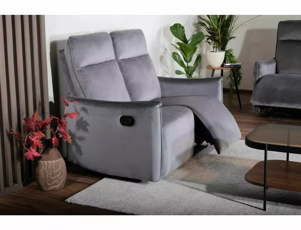 Sofa Travis 2 Velvet szary