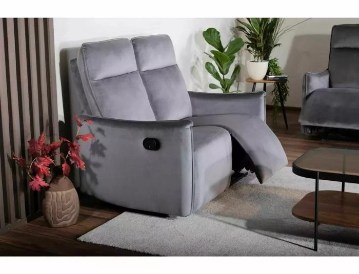 Sofa Travis 2 Velvet szary