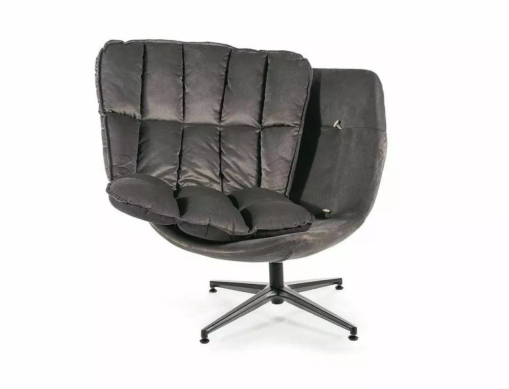 Fotel Vesta Velvet wizualizacja