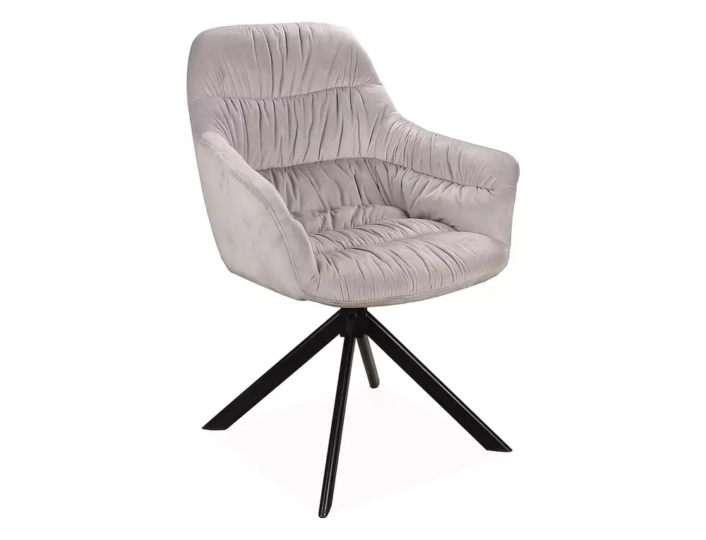 Krzesło Astoria II Velvet jasny szary