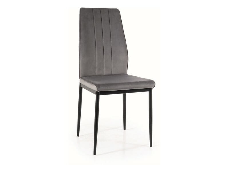 Krzesło Atom Velvet szary