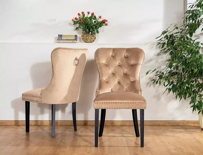 Krzesło August Velvet wizualizacja