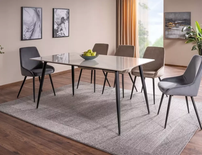 Krzesło Cobe Velvet wizualizacja