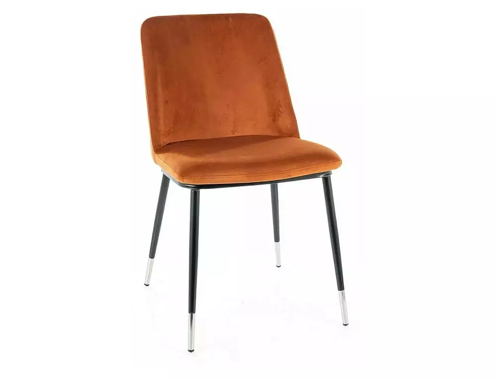 Krzesło Jill Velvet cynamonowy