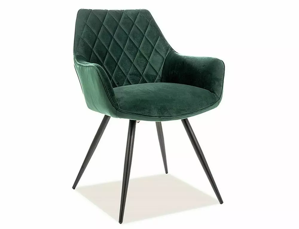 Krzesło Linea Velvet zielony