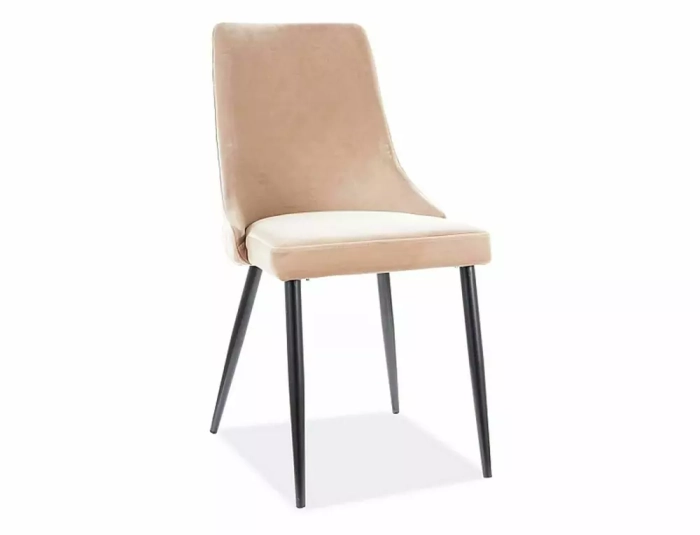 Krzesło Piano B Velvet beżowy