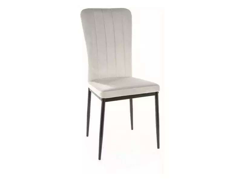 Krzesło Vigo Velvet jasny szary