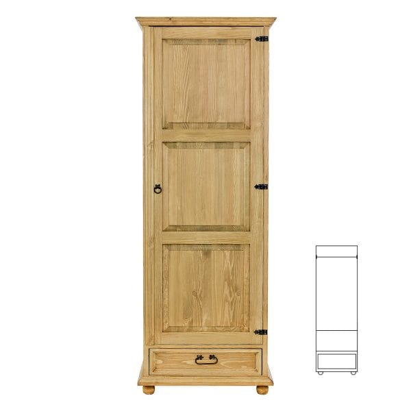 Szafa sosnowa woskowana SF800