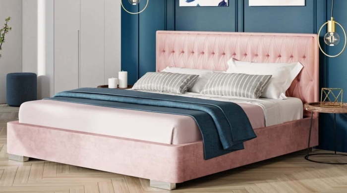 Łóżko do sypialni tapicerowane Prince
