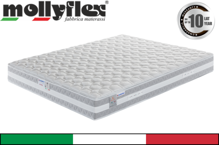 Materac Argento Therapy piankowy Mollyflex