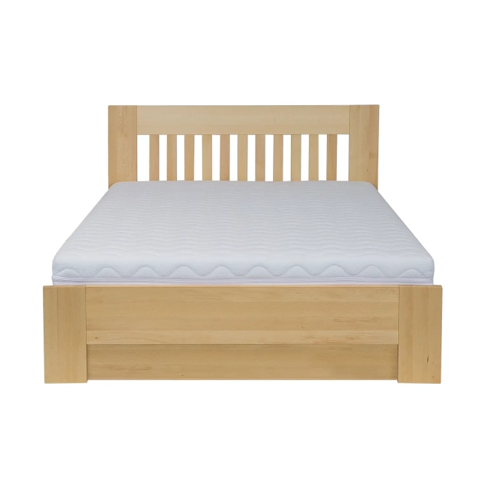 Łóżko drewniane Box bukowe LK 186 front