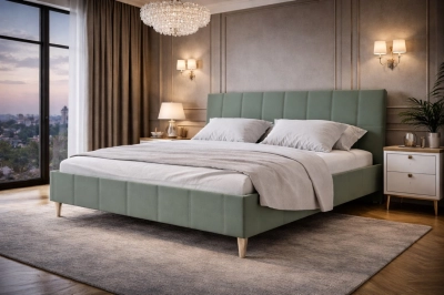 Łóżko tapicerowane MK Foam 80263 nowoczesne