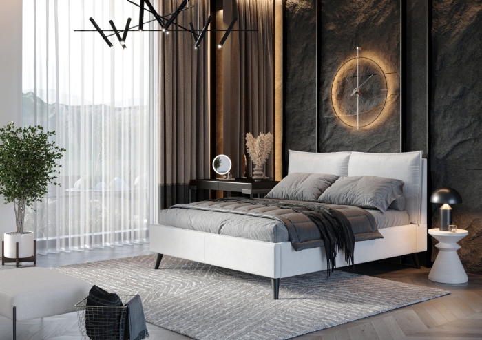 Łóżko tapicerowane Pillows