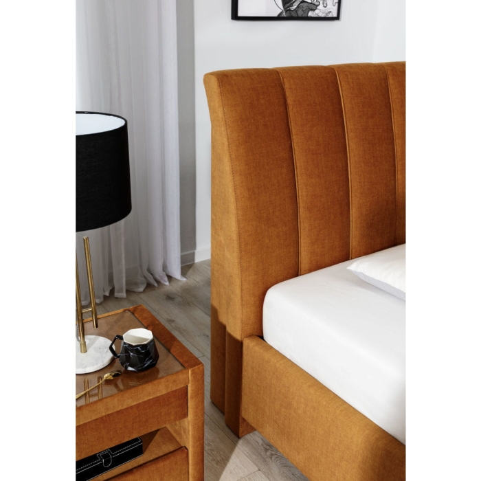 Łóżko tapicerowane Maya zagłówek