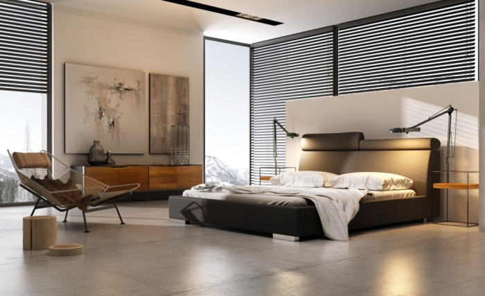 Łóżko tapicerowane Modern