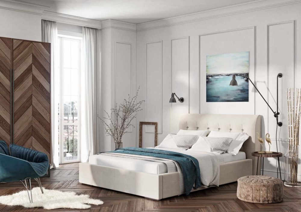 Łóżko tapicerowane Guana Lux