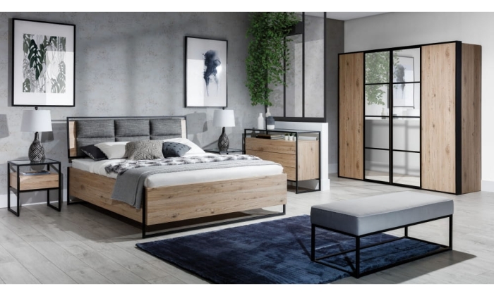 Sypialnia Glass Loft