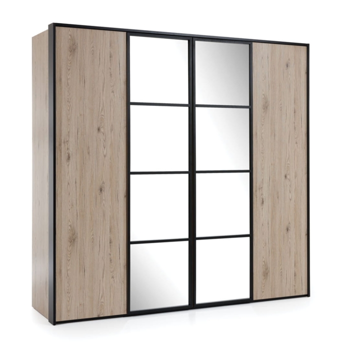 Szafa Glass Loft 4 drzwi