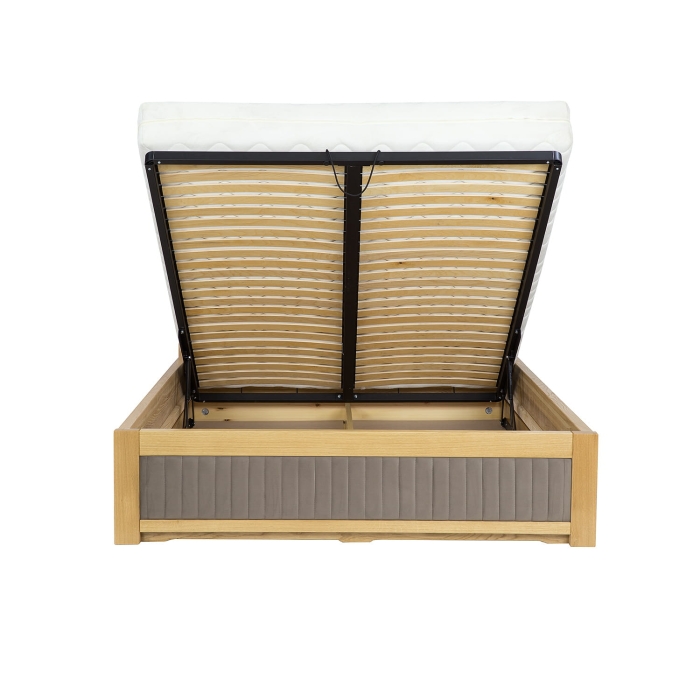 Łóżko Box dębowe LK 214 II pojemnik