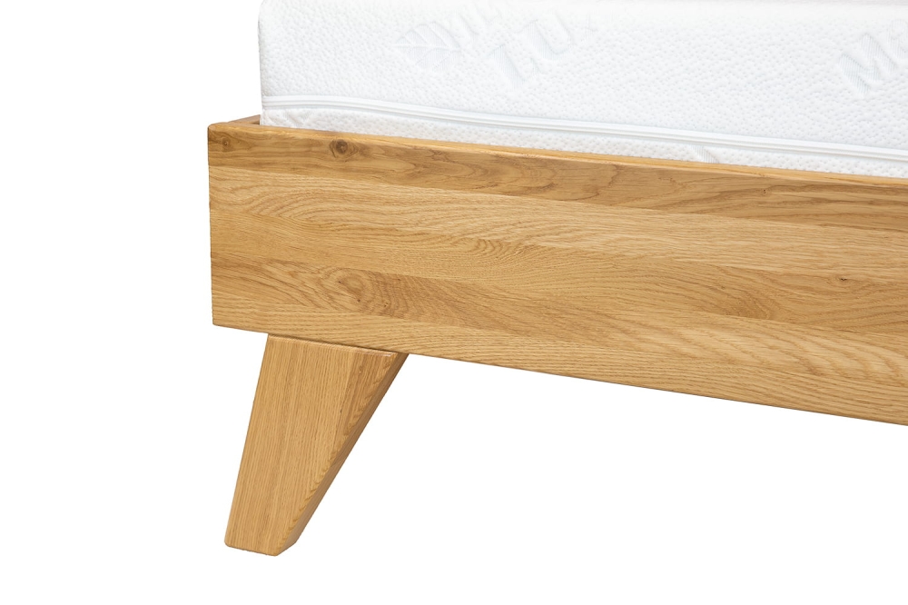 Łóżko dębowe LK 301 noga