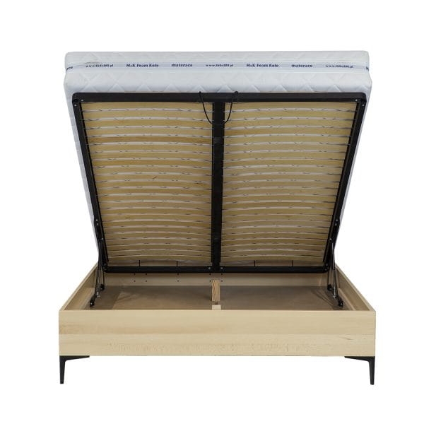 Łóżko Box bukowe LK 185 pojemnik