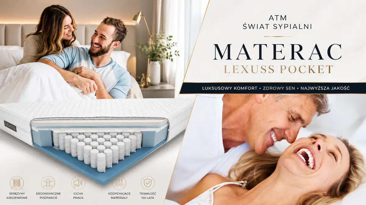 Materac Lexuss Pocket Hybryd dla par