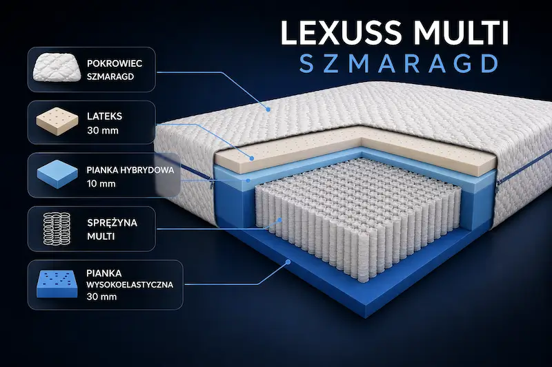 Materac Lexuss Multi Hybryd