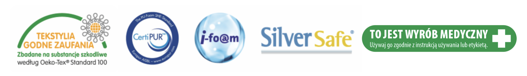 Certyfikaty materaca Mollyflex