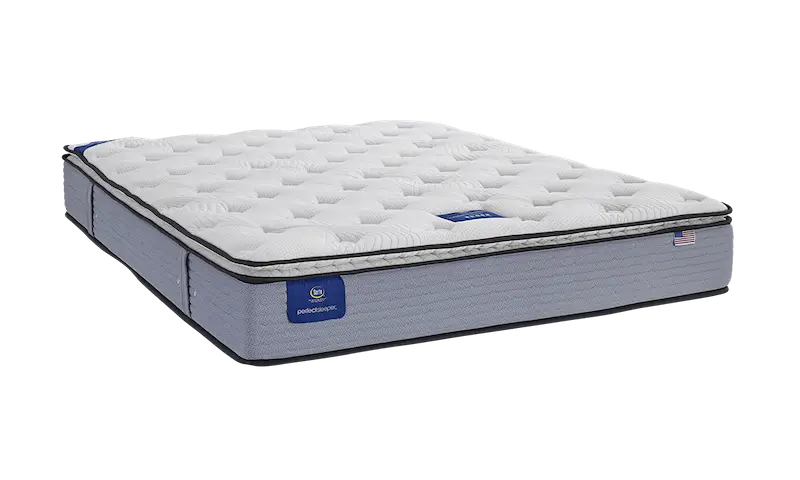 Wysoki materac Serta V-Comfort w stylu hotelowym
