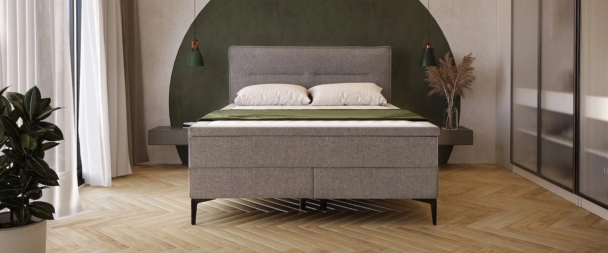 Zestaw kontynentalny 201 Box w eleganckiej sypialni