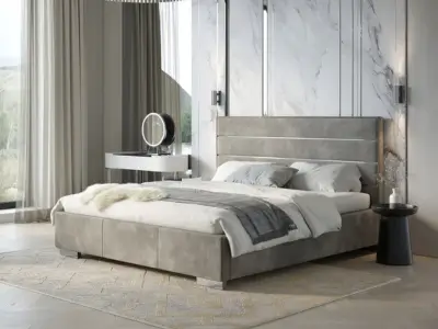 Łóżko Quaddro Full Silver