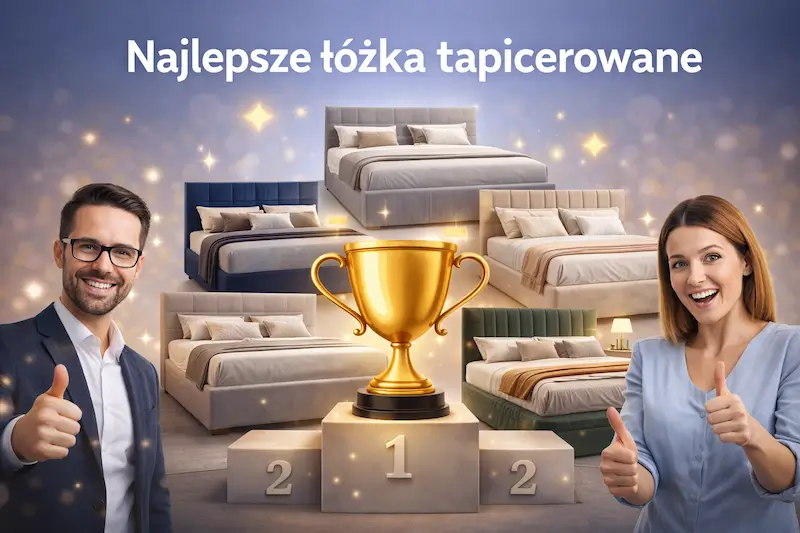 Najlepsze łóżka tapicerowane – ranking łóżek tapicerowanych do sypialni