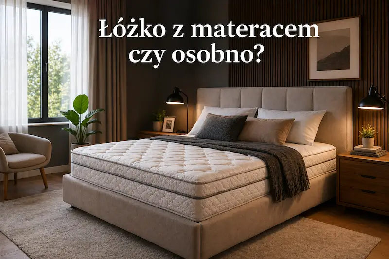 Czy warto kupować łóżko z materacem w komplecie? Szczera odpowiedź, zanim wydasz pieniądze