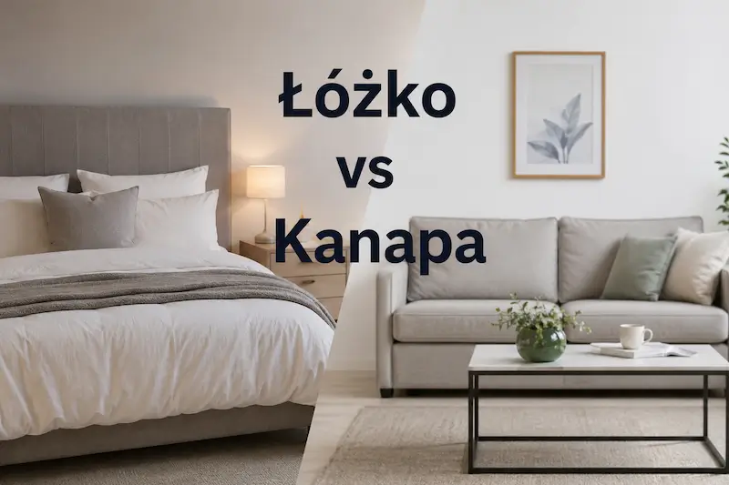 Łóżko czy kanapa do spania? Co będzie lepsze dla zdrowia, wygody i jakości snu?