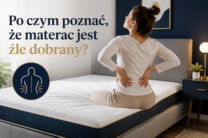 Po czym poznać, że materac jest źle dobrany? 10 sygnałów, których nie warto ignorować